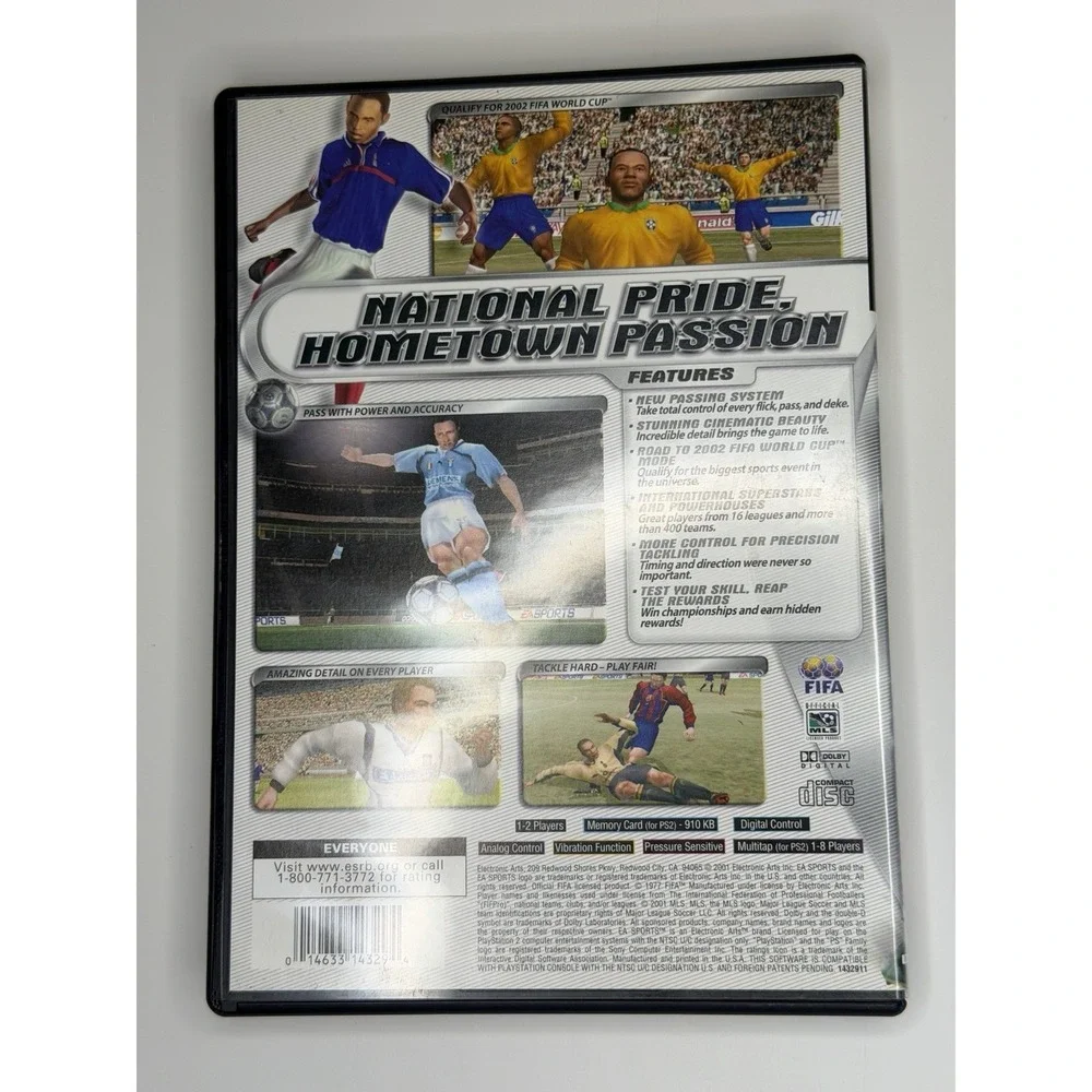 FIFA Soccer 2002: Major League Soccer (Sony PlayStation 2, 2001) PS2 CIB